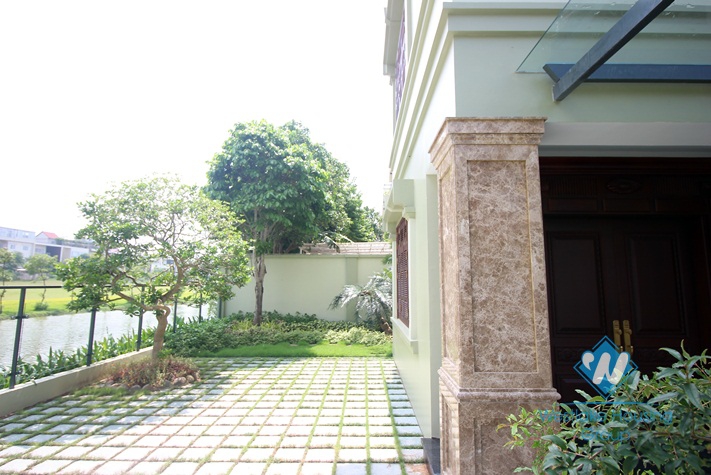Lovely and elegant riverside villa for rent in Ciputra, Tay Ho, Hanoi